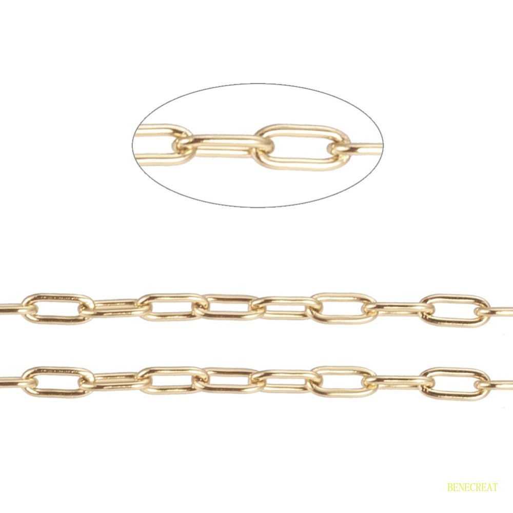 Chuỗi dây xích thép không gỉ 304 màu vàng dạng hàn 0.8x0.3mm