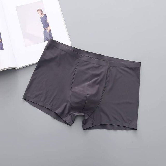 Quần Lót Nam thun lạnh boxer màu trắng, Quần Sịp Nam thun Lạnh Cao Cấp