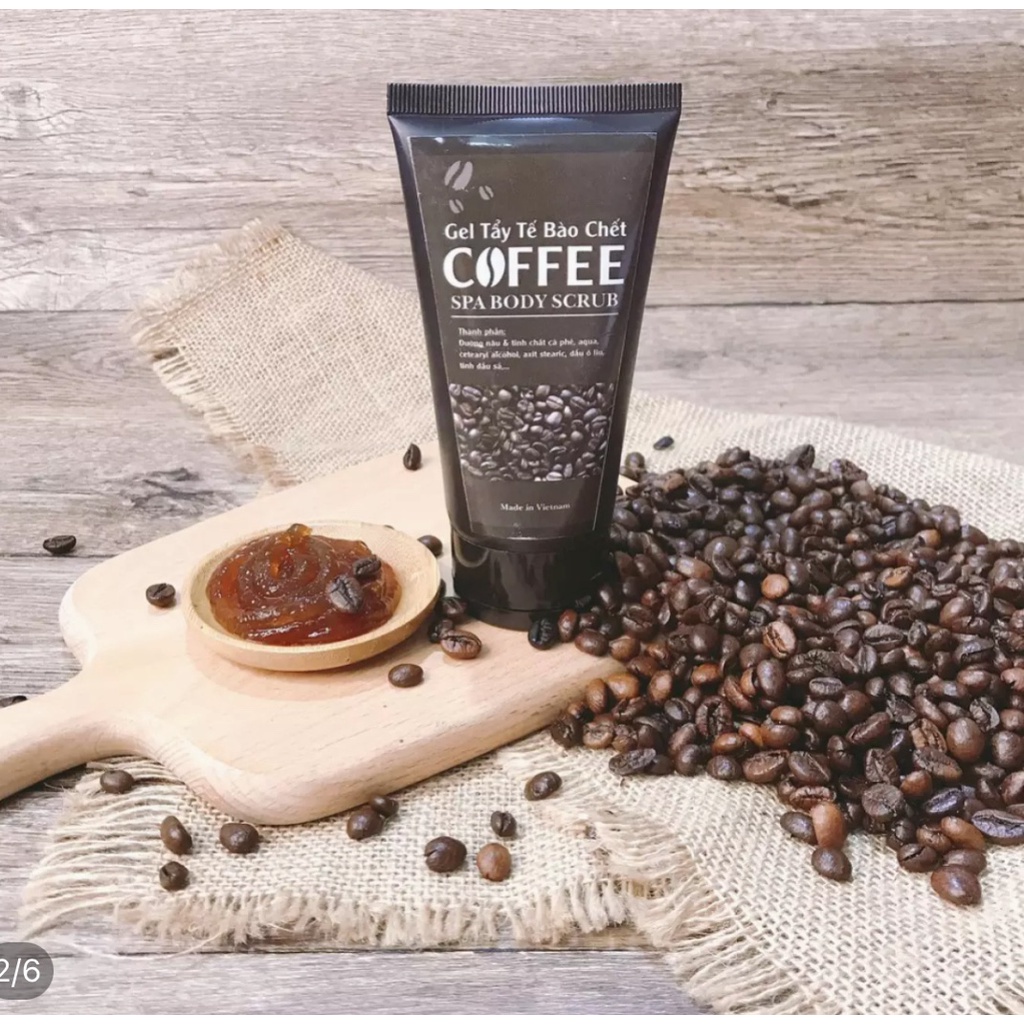 Gel Tẩy Tế Bào Chết Face Và Body Hương Cafe