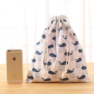 Túi canvas dây rút lớn
