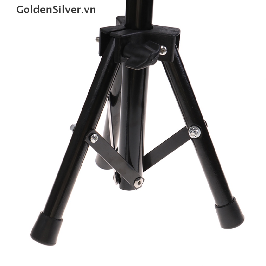 Giá đỡ trưng bày đầu mannequin tóc giả bằng kim loại chỉnh được dùng cho tập làm tóc