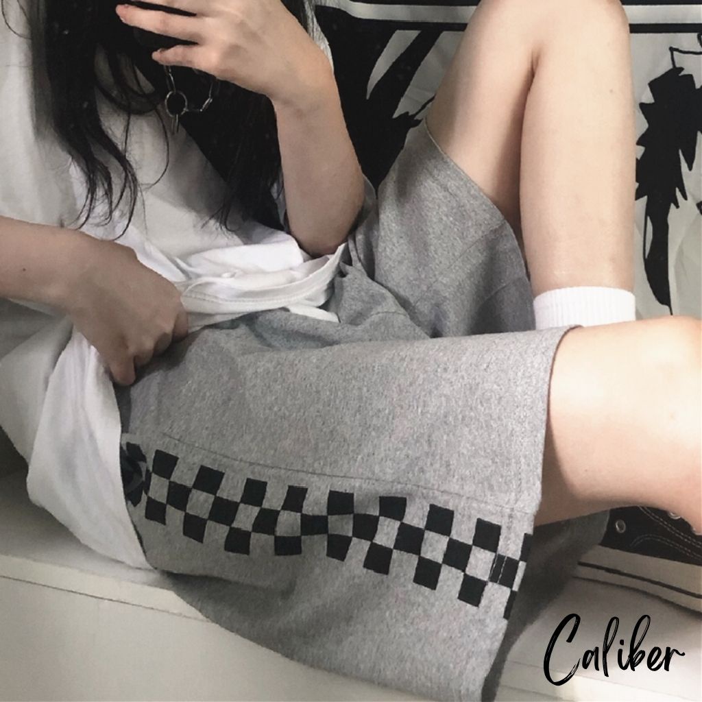 Quần SHORT Nam Nữ Unisex, Quần thun nhiều màu kẻ ô QS02