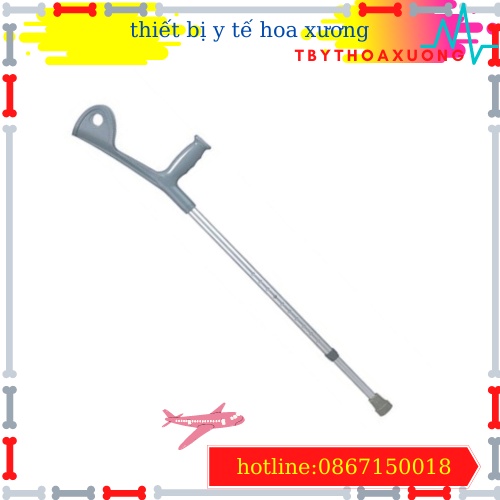 Nạng Khuỷu Tay Lucass C-37 Màu Trắng ,Hợp Kim Nhôm Cao Cấp