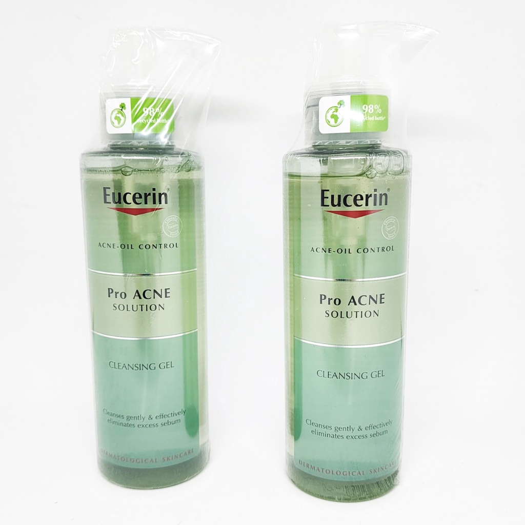 Sữa Rửa Mặt Eucerin Cho Da Dầu Mụn - Eucerin Pro ACNE Solution Cleansing Gel 200ml