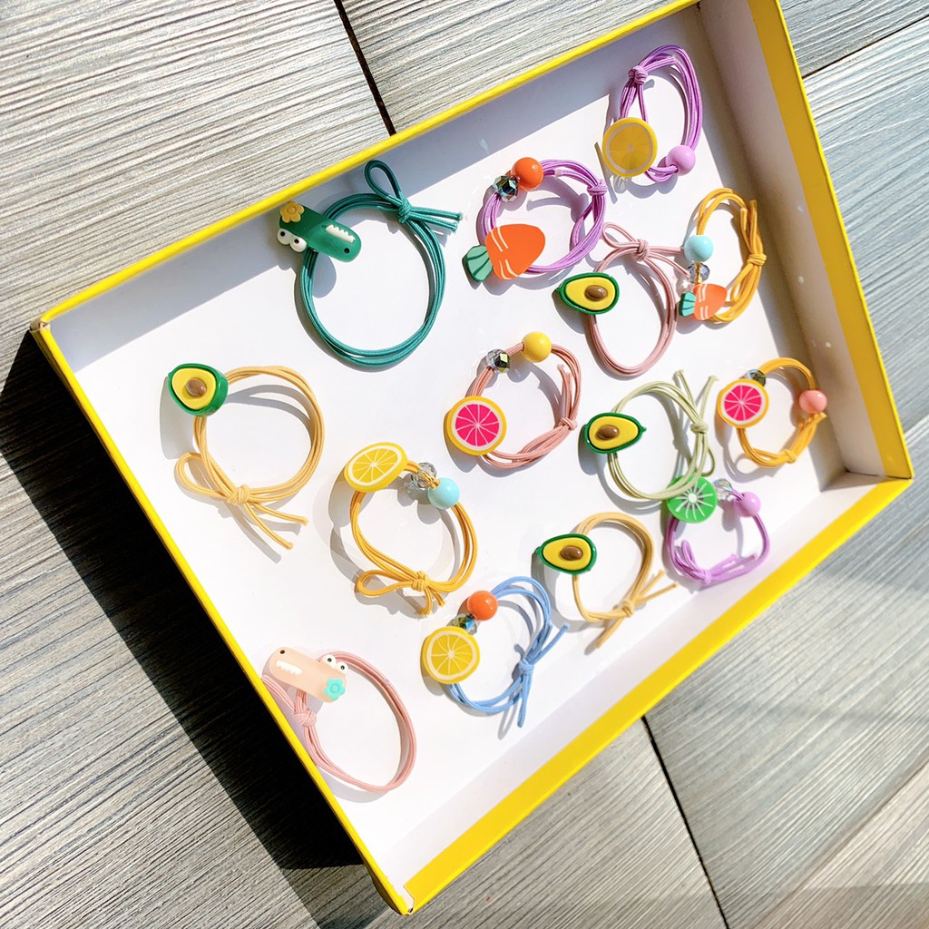 (MÀU NGẪU NHIÊN) DÂY BUỘC TÓC NỮ HÌNH DỄ THƯƠNG