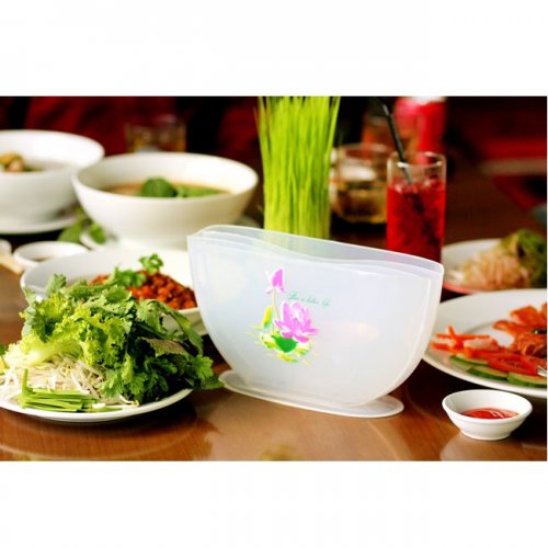 [Giá Sỉ] Tô Nhúng Bánh Tráng 3 Ngăn Nhựa Tốt