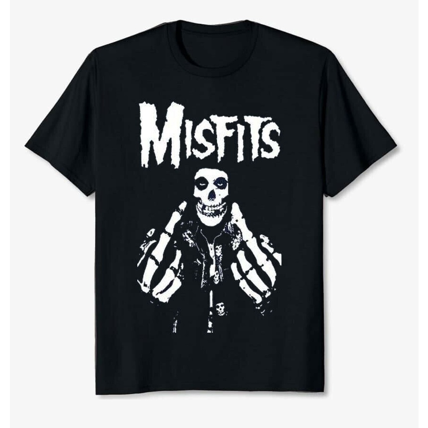(hot Sale) ÁO Thun NgắN Tay In HìNh ĐầU Lâu Misfits Fxx Cho Nam
