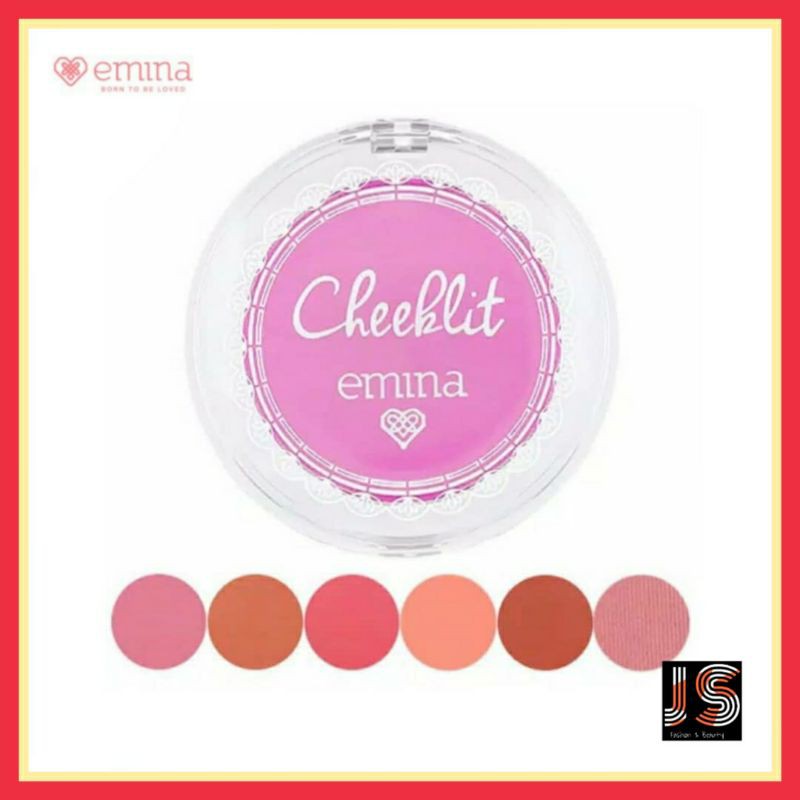 (Hàng Mới Về) Phấn Má Hồng Dạng Nén Emina 3.5g