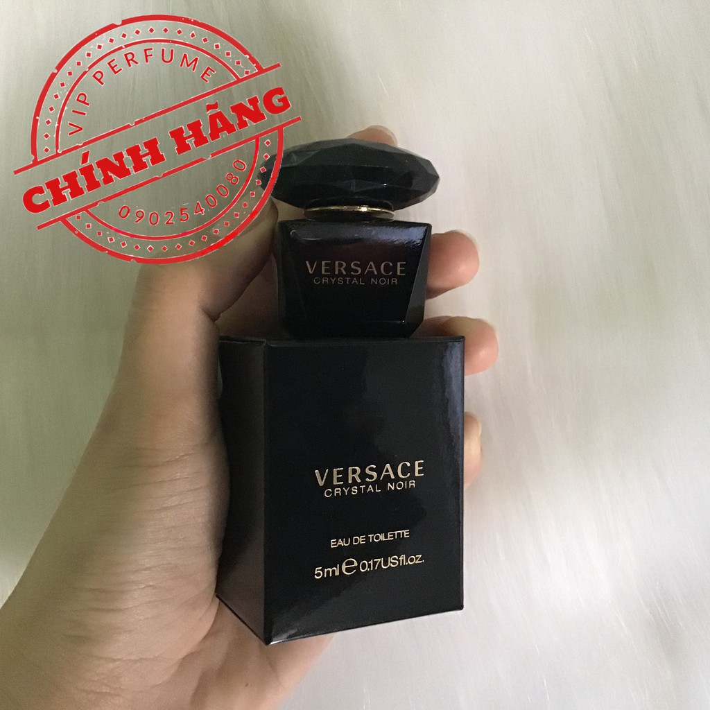 Nước hoa nữ chính hãng Versace Crystal Noir EDT 5ml | BigBuy360 - bigbuy360.vn