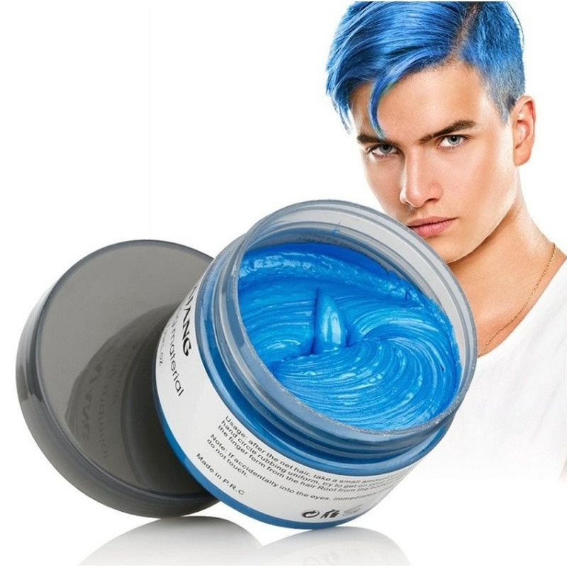 Sáp Nhuộm Tóc 7 Màu Bạc Tự Nhiên Dùng Một Lần 160g