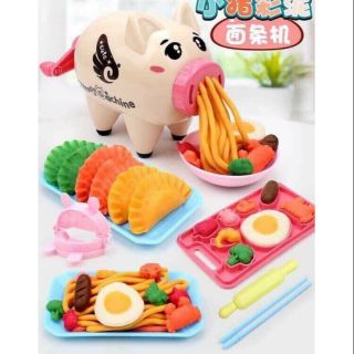Bô đồ chơi chú lợn đất nặn