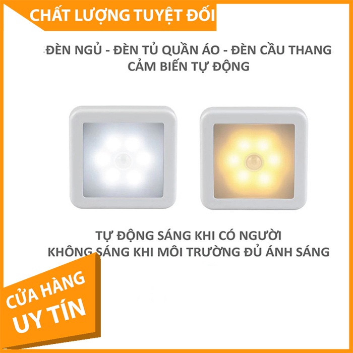 Đèn Cảm ứng, Cảm Biến Chuyển Động Dán Lối Đi Cầu Thang, Trong Tủ Quần Áo