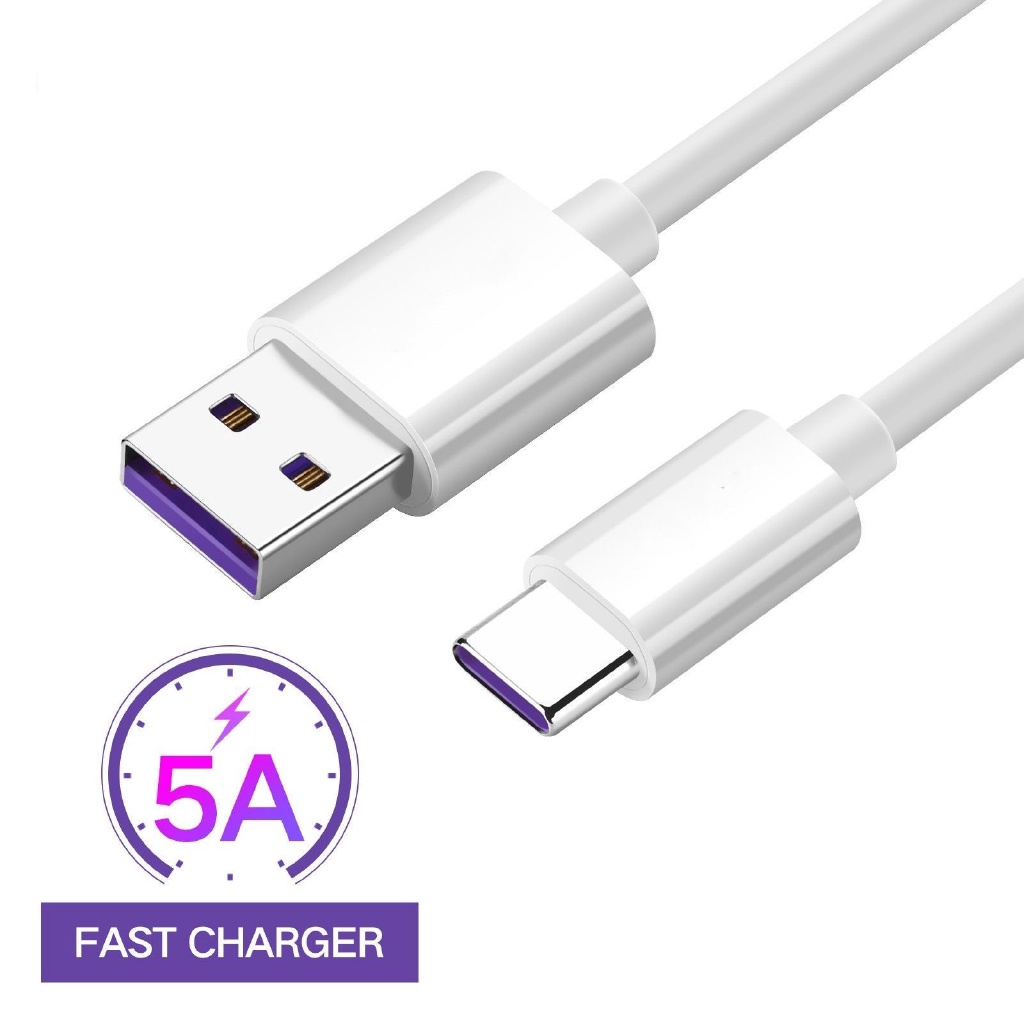 Dây Cáp Sạc Nhanh USB Loại C 2A 5A 1M 2M 3M Cho Điện Thoại Android Huawei xiaomi Vivo