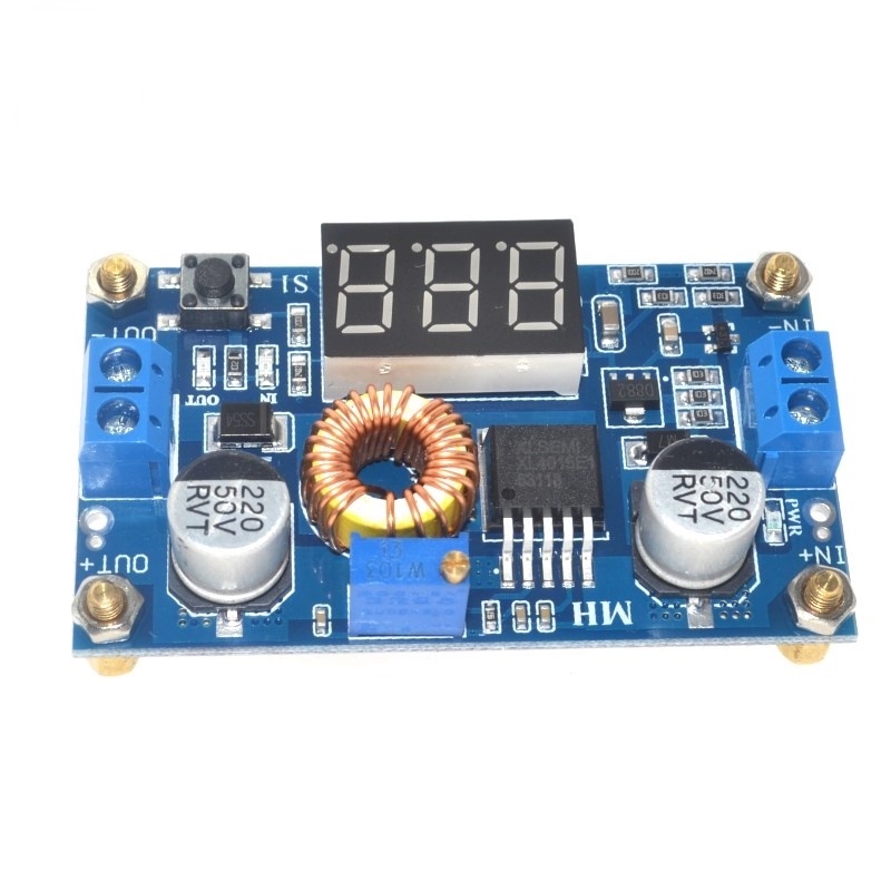 Mô đun hạ áp 5A 75W XL4015 từ 4.0-38V xuống 1.25V-36V