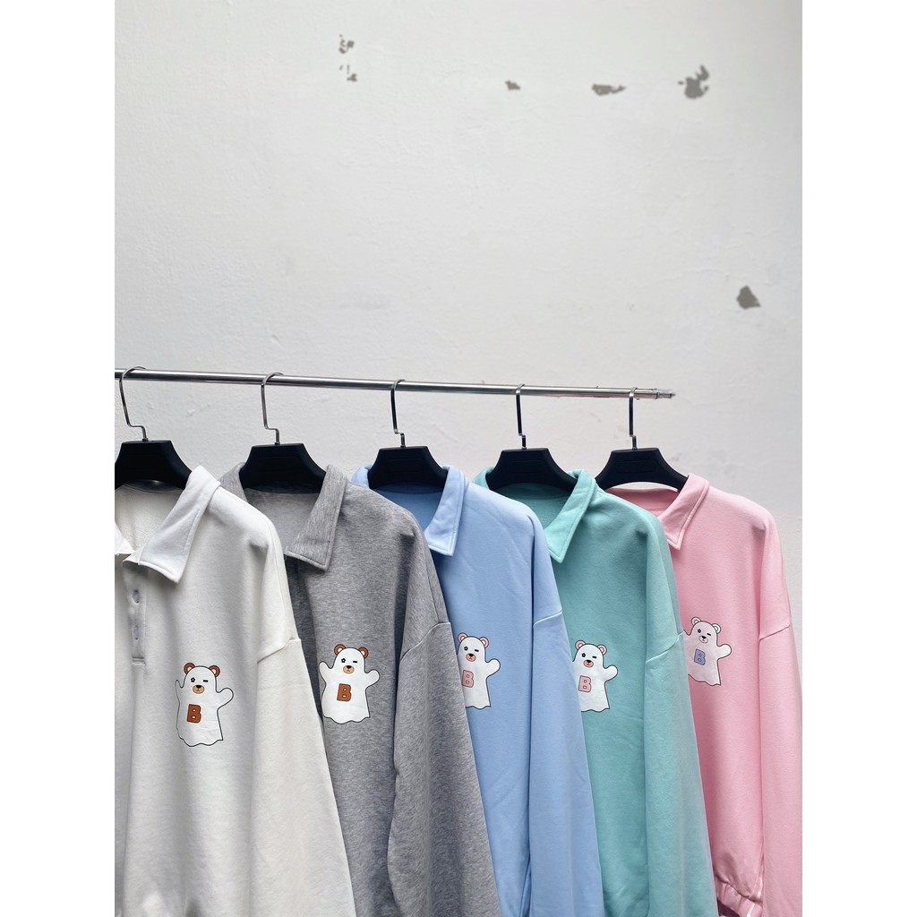 Áo Sweater Polo - Xanh | BigBuy360 - bigbuy360.vn