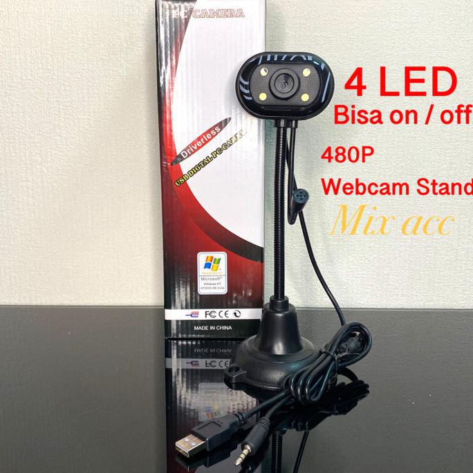 Giá Đỡ Webcam J04 Có 4 Đèn Led + Micro Chính Hãng | BigBuy360 - bigbuy360.vn