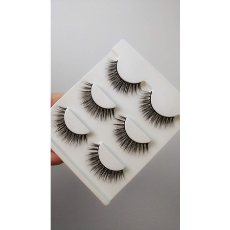 Lông mi chồn 3D - hộp 3 đôi  siêu mềm đẹp cho mắt châu á
