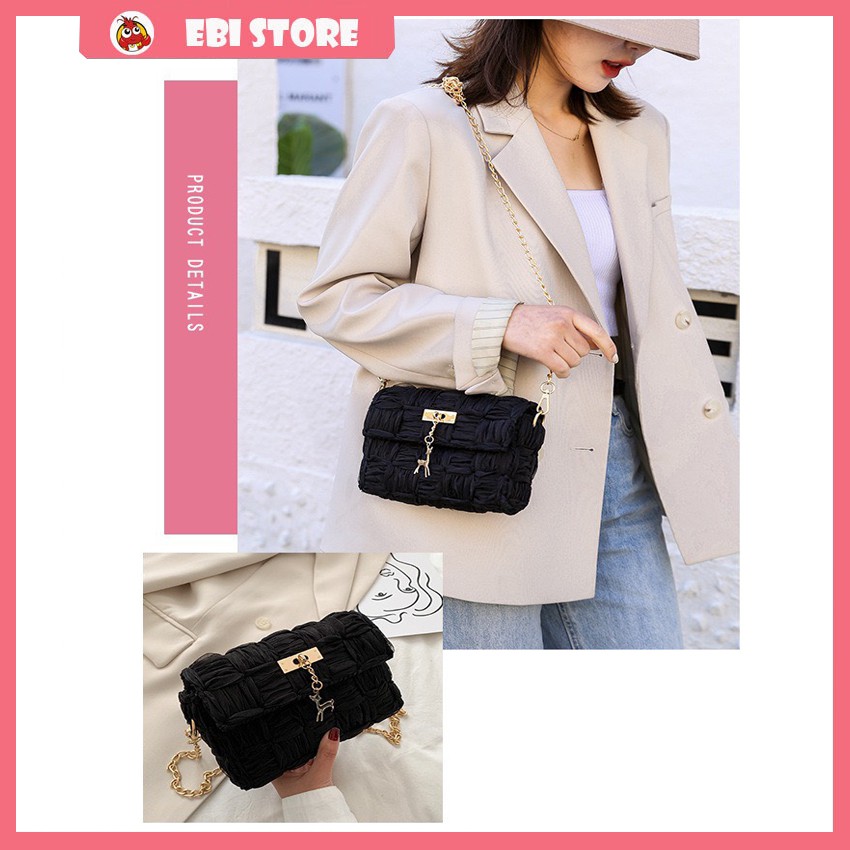 [Xả Hàng] Túi Ruy Băng ❤️ Ebi Store - Freeship ❤️ Túi Tự Đan Bằng Ruy Băng Siêu Hot, Đầy Đủ Phụ Kiện Đan Túi ❤️