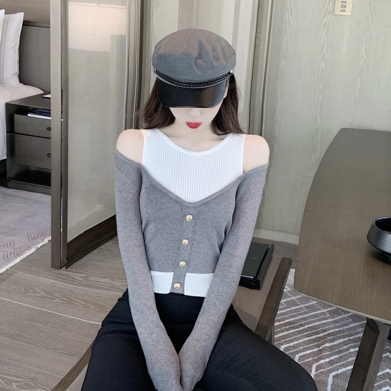 Áo Nữ Tay Dài Trễ Vai Thời Trang Quyến Rũ