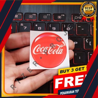 Miếng dán trang trí xe mô tô hình logo coca cola độc đáo