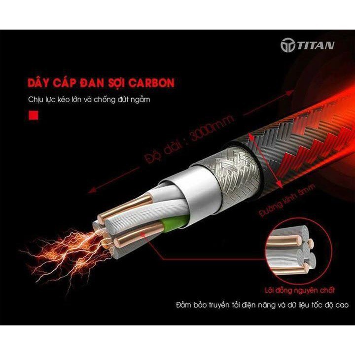Dây Cáp Sạc ,micro cho IPtablet táo,Samsung,Oppo Dài 3 mét siêu bền,Có truyền tải dữ liệu tốc độ cao