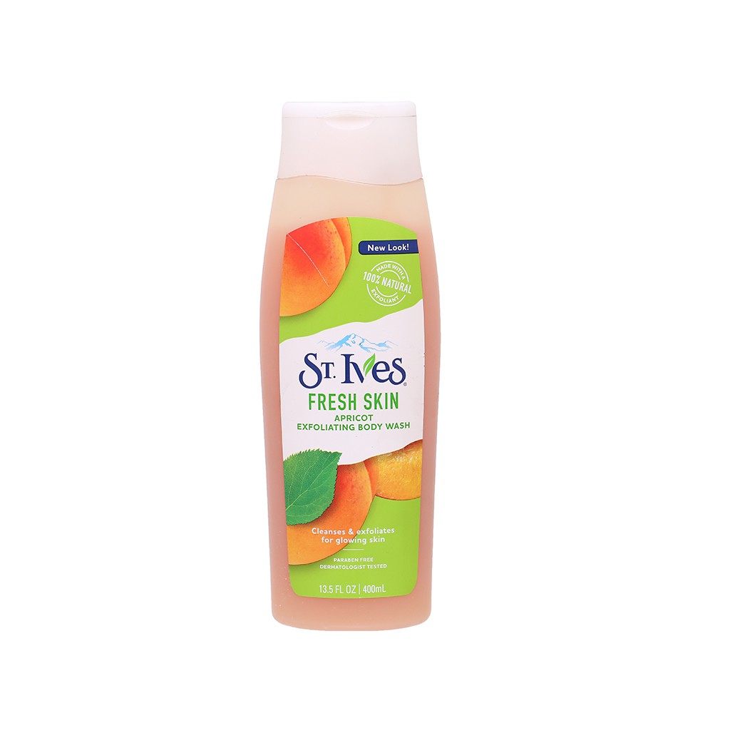 Sữa tắm ST.IVES Fresh Skin hương mơ 400ml