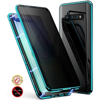 Ốp điện thoại hai mặt có nắp đậy chống nhìn trộm cho SAMSUNG S8 S9 S10 PLUS S10E