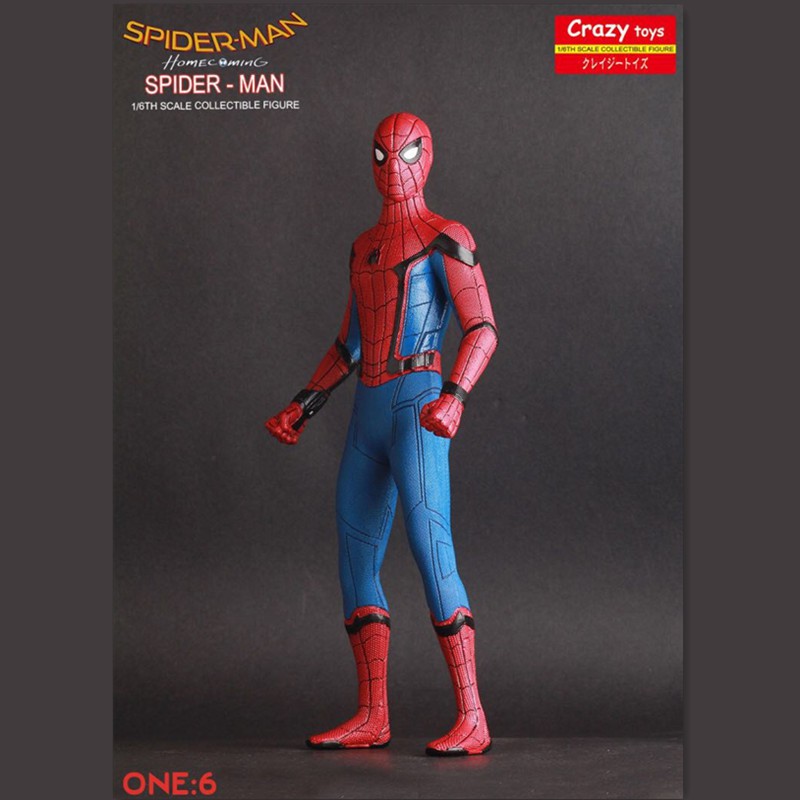 Mô hình Crazy Toys Spider Man Homecoming 1/6 30cm  Spiderman