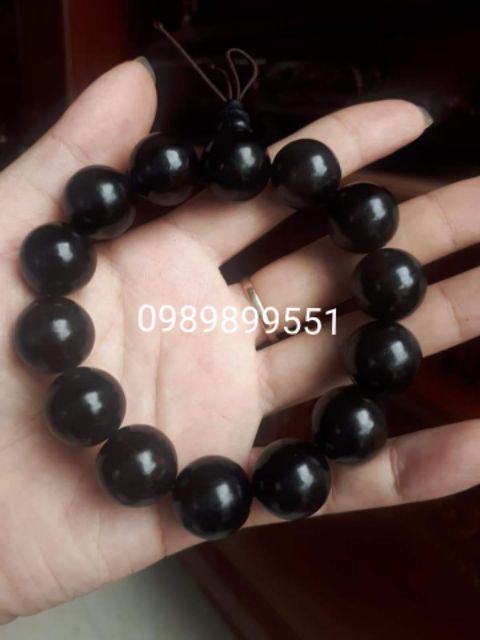 Vòng đeo tay gỗ mun