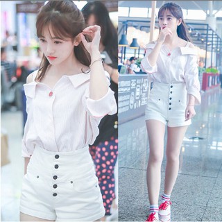 [Có ảnh thật] Áo nữ hở vai cực đẹp - Cúc Tịnh Y