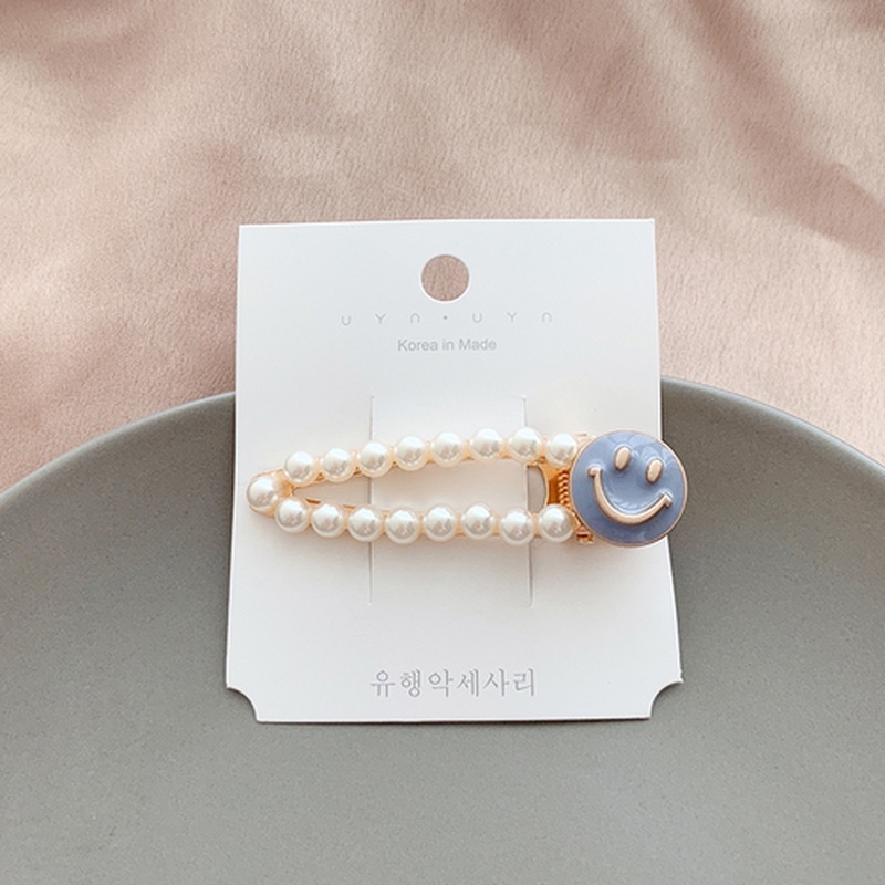 Kẹp Tóc Đính Đá Và Ngọc Trai Phong Cách Thời Trang Hàn Quốc Cho Nữ