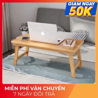 Bàn học gỗ thông gấp gọn - Bàn gấp đa năng thiết kế mắt bàn sáng bóng độ bên cao chống mối mọt - Bảo hành 12 tháng