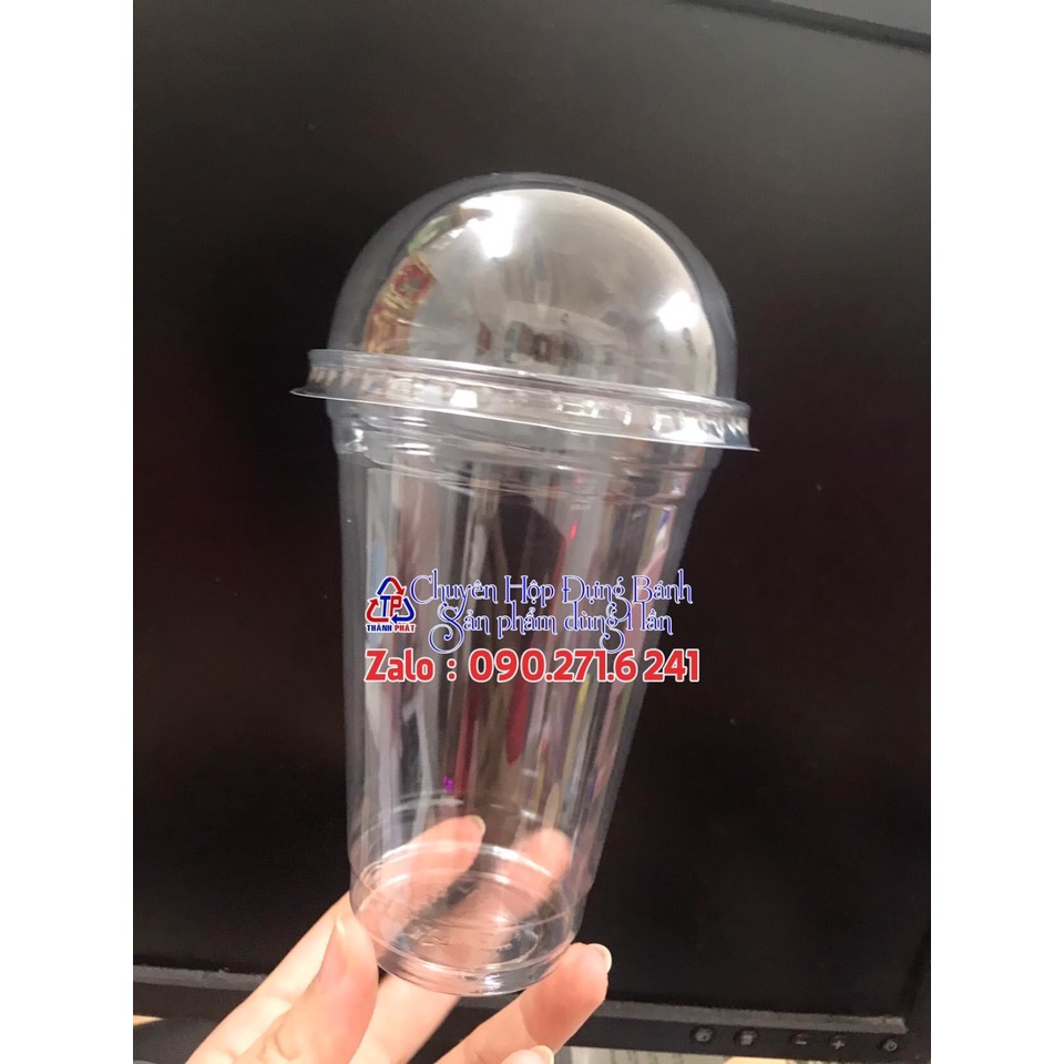 100 Ly nhựa PET 500ml  + nắp cầu