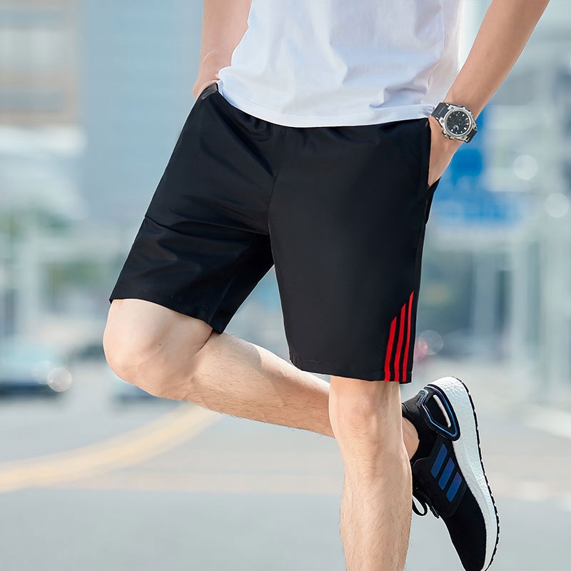 Quần short thể thao có túi và dây rút thời trang mùa hè cho nam size M-4XL