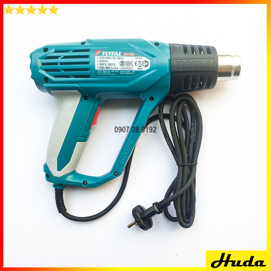 [Chính hãng Total] Máy thổi hơi nóng 2000W Total TB1206 uio