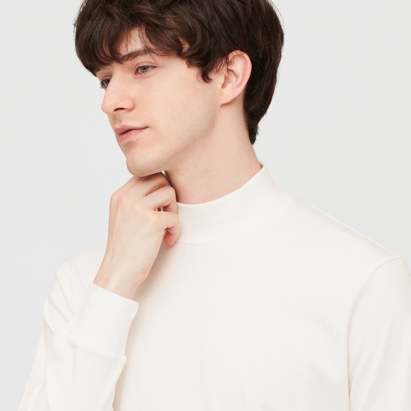 Áo giữ nhiệt nam cổ 3p Uniqlo | BigBuy360 - bigbuy360.vn