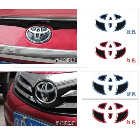 Nhãn dán logo Toyota cho xe hơi Carroll Raleigh Corolla Camry RAV4 Yaris
