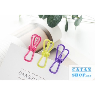 (SỈ 1.300đ/kẹp)-Kẹp Giữ Quần Áo, Tất, Sách Vở Nhiều Màu Đa Năng Thép Không Gỉ
