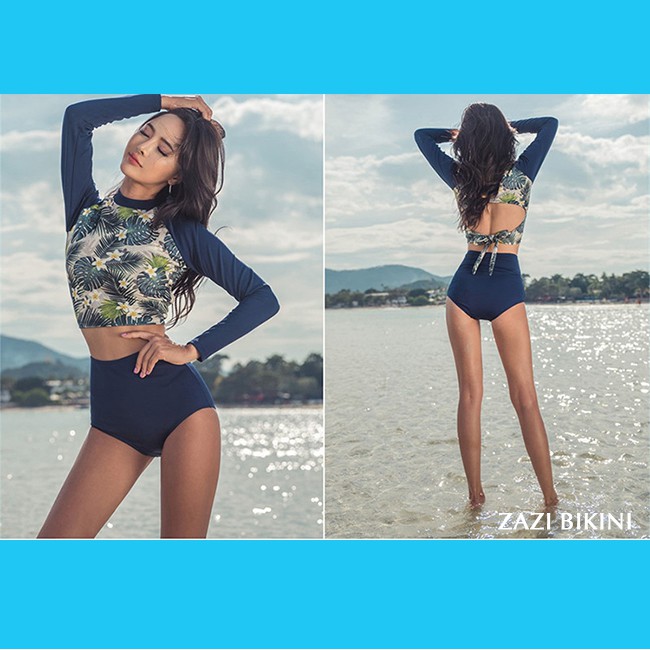 Áo Tắm Nữ Gợi Cảm Lá Dừa - Dài Tay Chống Nắng Hiệu Quả | ZT10 | BigBuy360 - bigbuy360.vn