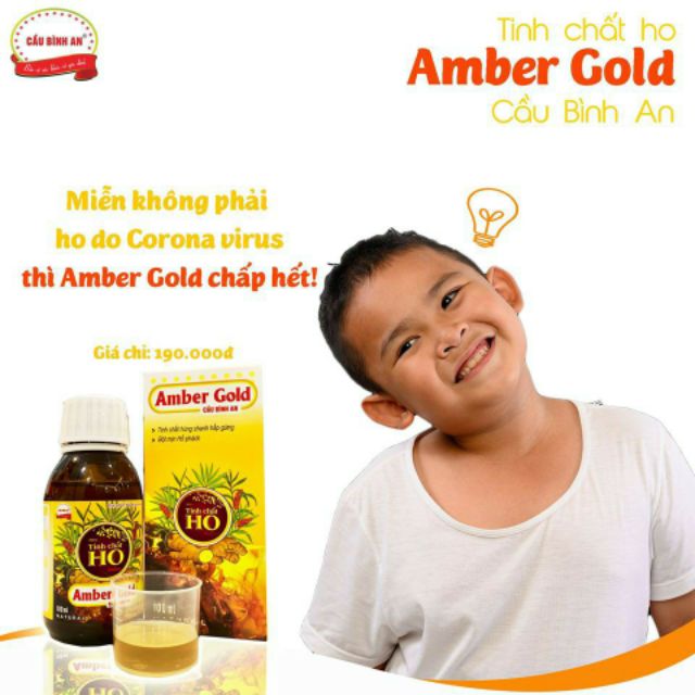 Tinh Chất Ho Amber Gold Cầu Bình An Dung Tích 100ML | BigBuy360 - bigbuy360.vn
