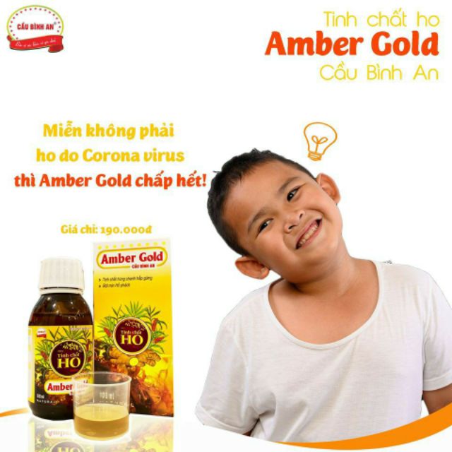 Tinh Chất Ho Amber Gold Cầu Bình An Dung Tích 100ML