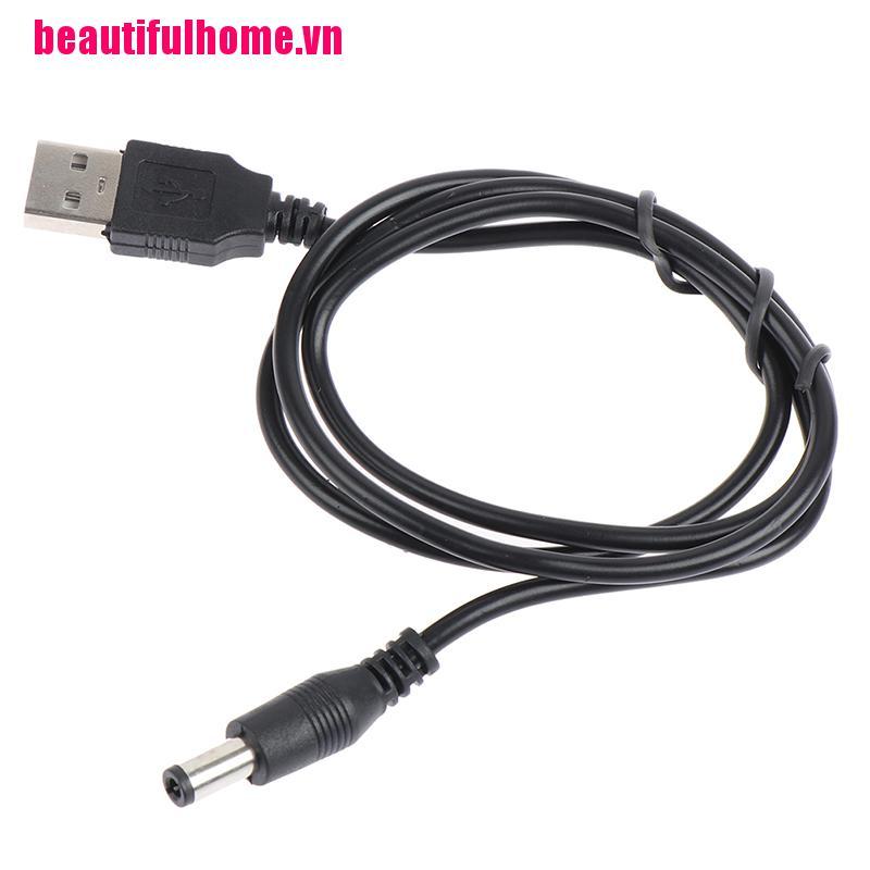 Đầu Chuyển Đổi Usb Sang Dc 5.5x2.5mm Chuyên Dụng