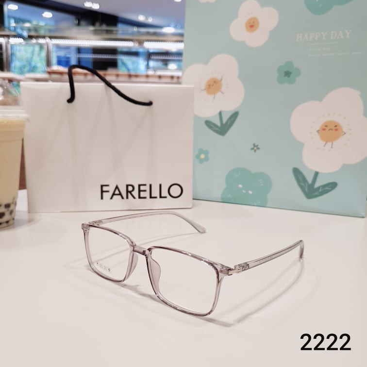 Gọng kính trong suốt nam nữ Lilyeyewear nhựa dẻo, mắt vuông, nhiều màu - Y2222 | BigBuy360 - bigbuy360.vn