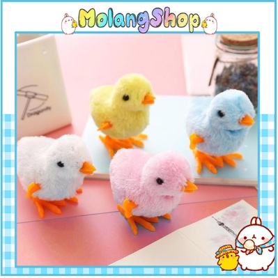 Đồ chơi chạy cót chú gà con lon ton vui nhộn, đáng yêu MolangShop