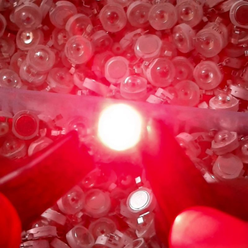 10 bóng led siêu sáng Luxeon 1W đỏ