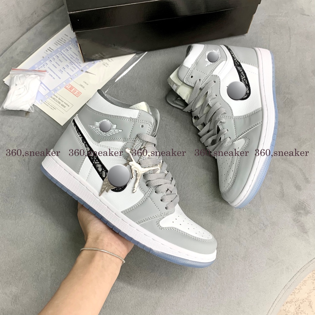 GIÀY THỂ THAO XÁM CỔ CAO ⚡CHUẨN 1:1⚡,GIÀY SNEAKER NAM NỮ | BigBuy360 - bigbuy360.vn
