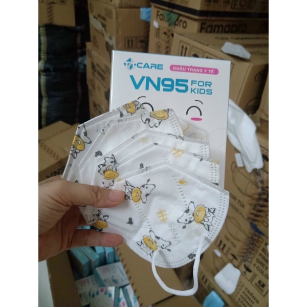 Khẩu Trang TT CARE N95 trẻ em Hộp 10 cái