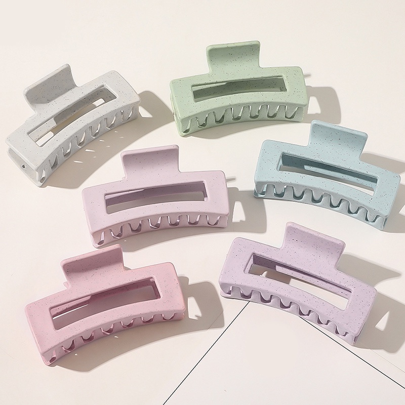 Kẹp Tóc Càng Cua Bằng Acrylic Trong Suốt Nhiều Màu Kiểu Hàn Quốc Thời Trang Cho Nữ Vintage Laser Mermaid color Cross Hair Claw