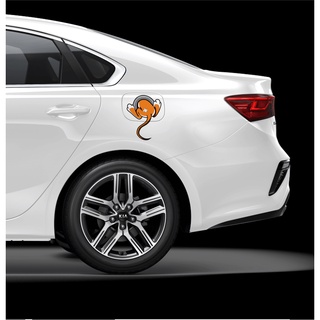 Logo dán nắp bình xăng. nhiều màu tùy chọn theo màu xe