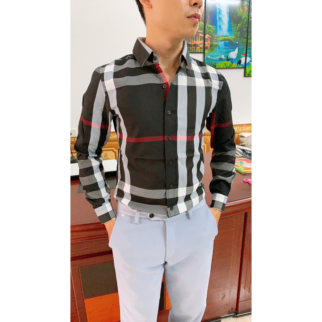 Áo Sơ Mi Nam Kẻ BBR Cao Cấp - ARU SHOP | BigBuy360 - bigbuy360.vn